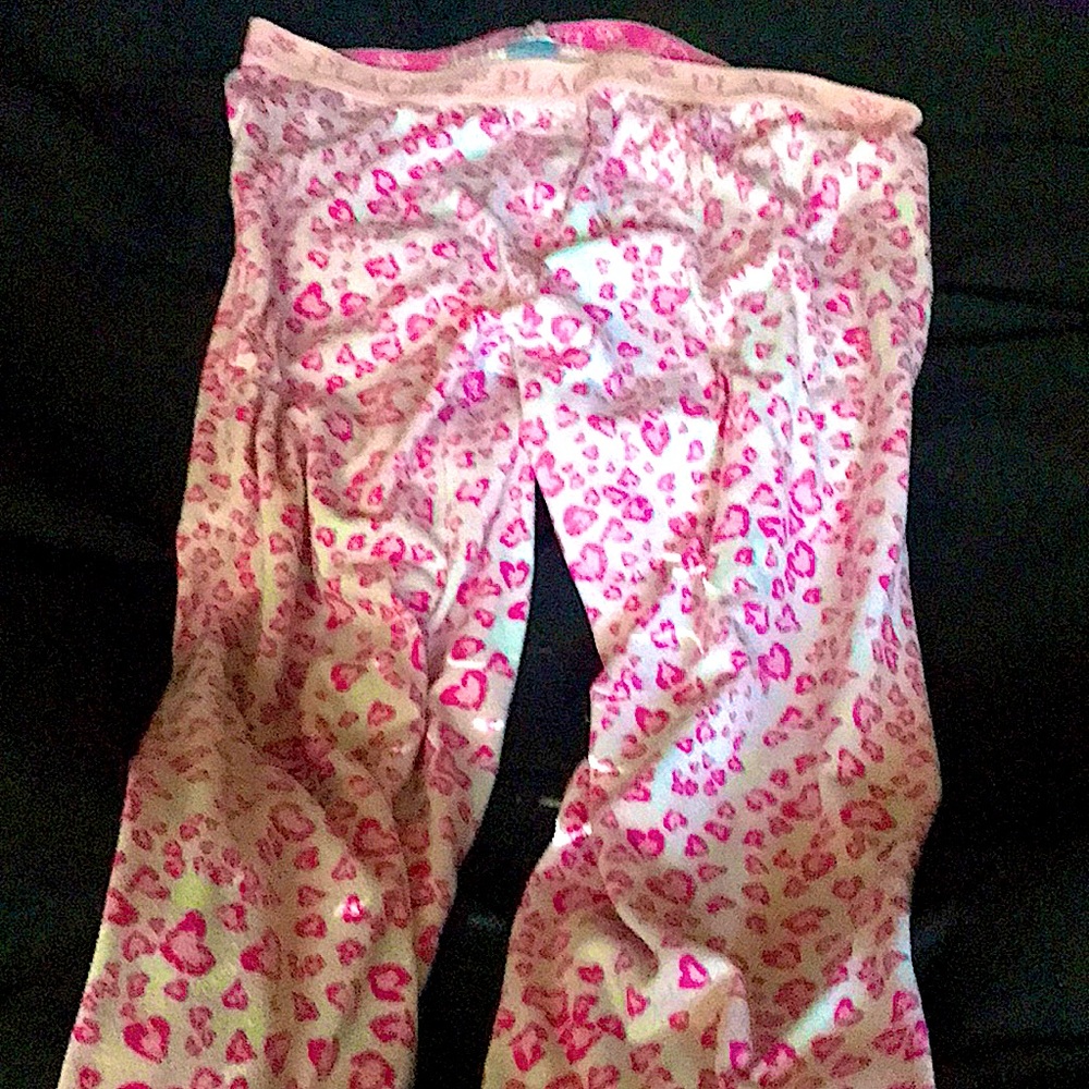 Pink pajama pants